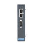 Passerelle série ethernet 1 x RS-232/422/485 et 2 ports RJ45 (-40 ~ 80 °C)