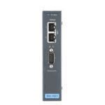 Passerelle série ethernet 1 x RS-232/422/485 et 2 ports RJ45 (-40 ~ 80 °C)