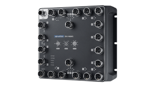 Produit Commutateur industriel géré EN50155 L2 M12 20GE PoE 24~110VDC Image