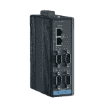 Passerelle industrielle série ethernet, 4-port passerelle modbus + Température étendue & iso