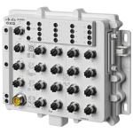 Switch ethernet 18 ports, 16 ports PoE+ et 2 ports gigabit étanche IP67 connectique M12, Administrable L2