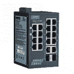 Switch Rail DIN industriel PROFINET ProView 16 ports FE + 2 Gb  -40°C 75°C