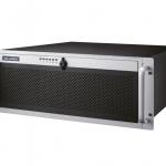 Châssis rackable 4U dimensionné pour les cartes SHB/SBC ATX/MicroATX avec 4 plateaux extractibles hot-swap