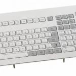 Clavier trackball 38mm encastrable 106 touches IP65 USB US: QWERTY