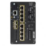 Switch ethernet durci modulaire 8 ports GB PoE+ et 2 ports SFP Fibre Gb (Max 16 PoE/PoE+) administrable L2