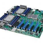 Carte mère LGA 4189 pour serveur Intel Xeon Scalable  16x DDR4, 4 x PCIe x16, 10 x SATA3, 8 x USB 3.2 (Gen 1), 2x 10Gb LAN, et IPMI