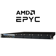Produit Appliance réseau 1U personnalisable avec AMD EPYC 8004 NFV, SD-WAN , x2 LAN gigabits, x2 USB, x1 VGA, TPM2.0 Image