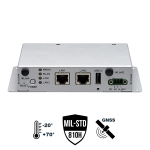 PC fanless compact MIL-STD-810H pour véhicule avec processeur ARM Cortex®-A53, micro SIM, GNSS, CAN