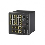 Switch ethernet durci 16 ports, 16 x RJ-45 10/100Mbps dont 4 ports PoE+, 2 combo SFP 1 Gbps,