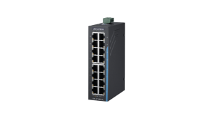 Product Unmanaged Ethernet Switch x16 LAN 10/100M Ports with EMC Protection and DIN Rail Mounting Image