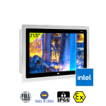 Panel PC 21,5" ATEX 16:9 fixation mural avec processeur Intel
