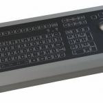 Clavier industriel rétro-éclairé par LED à poser sur table 106 touches "Duralight" - Boule industrielle laser 50mm Etanchéité: IP67 Interface USB RU