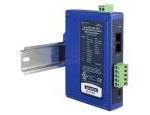 INDUSTRIAL 232/422/485 TO SM FIBER, Rail DIN