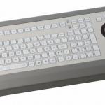 Clavier industriel à poser sur table 105 touches avec Trackball de 50mm IP65 USB FR: AZERTY