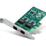 Carte ethernet PCIE 2 Eth Gb conforme standard médical EN 60601-1