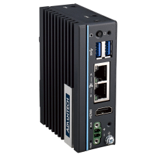 Produit PC fanless compact avec Intel Atom x6413E, 4GB RAM, 64GB stockage, 2x GbE et HDMI Image