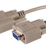 CABLE, EXT CBL DB9 M/F 3FT