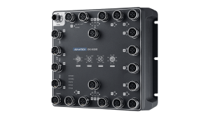Produit Switch ethernet EN50155 avec 16 ports 10/100Mbps + 4 ports 10/1001000Mbps, connectique M12 étanche IP67 Image