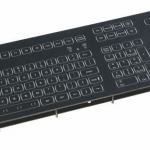 Clavier industriel rétro-éclairé par LED encastrable 106 touches "Duralight" - Boule industrielle laser 50mm Etanchéité: IP67 Interface USB US: QWERTY