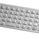 Clavier inox 64 touches format carrées 12.5mm montage par l'arrière