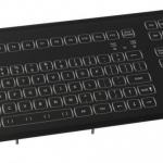 Clavier IEC-60945 marine rétro-éclairé encastrable  IP67 USB QWERTY