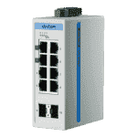 Switch Rail DIN automatisme 8 ports Gigabit + 2 1000Mbps -40°C +75°C