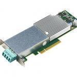 Carte ethernet fibre optique, 2-ports 10G fiber bypass NIC avec Intel X710