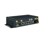 Routeur 5G NR industriel très haut débit, passerelle Edge GbE x4 PoE PSE+ SFP x2 SIM WiFi et BT
