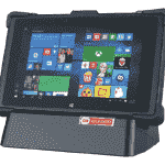 Tablette durcie 8" IP 65 avec Windows10 , batterie échangeable et Intel Atom