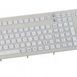 Clavier industriel encastrable 105 touches avec Trackball de 50mm IP67 USB US: QWERTY