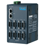 Passerelle RS232 RS422 ou RS485 ethernet 8 ports isolés -40 ~ 75 °C