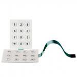 Product 12 key Click Inox keyboard, round ø17 keys, front mounting and adhesive back Image