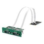 Module d'extension pour PC industriel fanless, Isolated CANBus, 2-Ch, DB9, PCIe I/F