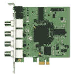 Carte industrielle d'acquisition vidéo, PCIe 4CH H.264 HW COMPRESSION VIDEO CARD