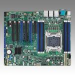 Carte mère industrielle pour serveur, LGA2011-R3 ATX SMB w/8 SATA/5 PCIe x8/2 GbE