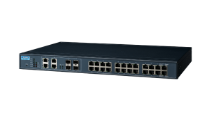 Product Managed Switch 24 Gigabit Ethernet +4G Combo Ports for Industrial Use Image