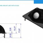 Produit Trackball montage en panneau avec goujons Image