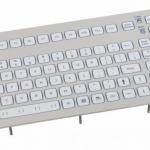 Product Clavier industriel durci à encastrer sans dispositif de pointage 102 touches Clavier industriel compact, Touches à course courtes Etanchéité: IP65 Interface USB RU Image