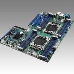 Carte mère industrielle pour serveur, LGA2011-R3 EATX SMB w/8 SATA/3 PCIe x16/2 GbE