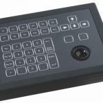 Clavier trackball industriel compact à poser sur table 36 touches IP65 Interface USB