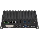 PC Fanless compact avec Intel Celeron J6412 avec HDMI, DP, 6 x USB, 4 x COM et 2 x LAN -5°C à 55°C