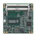 Carte industrielle COM Express Compact pour informatique embarquée, i3-4010U 1.7G 15W 2C COMe Compact non-ECC