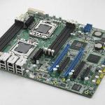 Carte mère industrielle pour serveur, LGA1366 CEB SMB w/6 SATA/2 PCIe x16