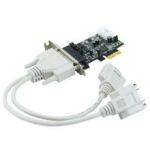 PCI EXPRESS LP, 2 PORT, 232, DB9
