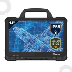 Tablette durcie grand format 14" équipée d'un processeur Intel Core I5 de 12eme génération