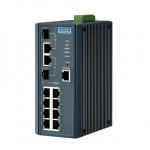 Switch Rail DIN industriel 8 ports  + 2 x 1Gb Managé