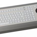 Clavier industriel à poser sur table 105 touches avec Trackball de 50mm  IP65 PS/2 US: QWERTY