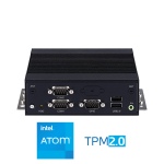 PC fanless Edge évolutif low power équipé d'un processeurs Intel Atom ou Intel Processor N-Series, x2 HDMI 4K, x2 LAN 2.5GbE, x2 COM RS-232 RS-422 RS-485