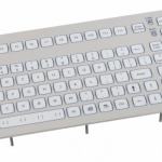 Product Clavier industriel durci à encastrer sans dispositif de pointage 102 touches Clavier industriel compact, Touches à course courtes Etanchéité: IP65 Interface PS/2 FR: AZERTY Image