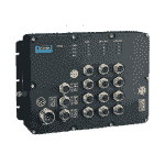 Switch application ferrovière12* M12 X 1G et 8 ports PoE Port HV
